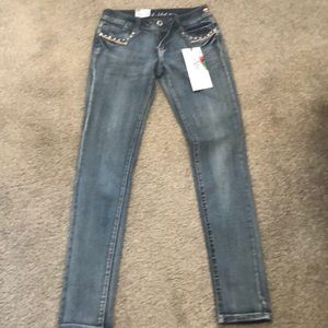 LA Idol jeweled jeans size 5